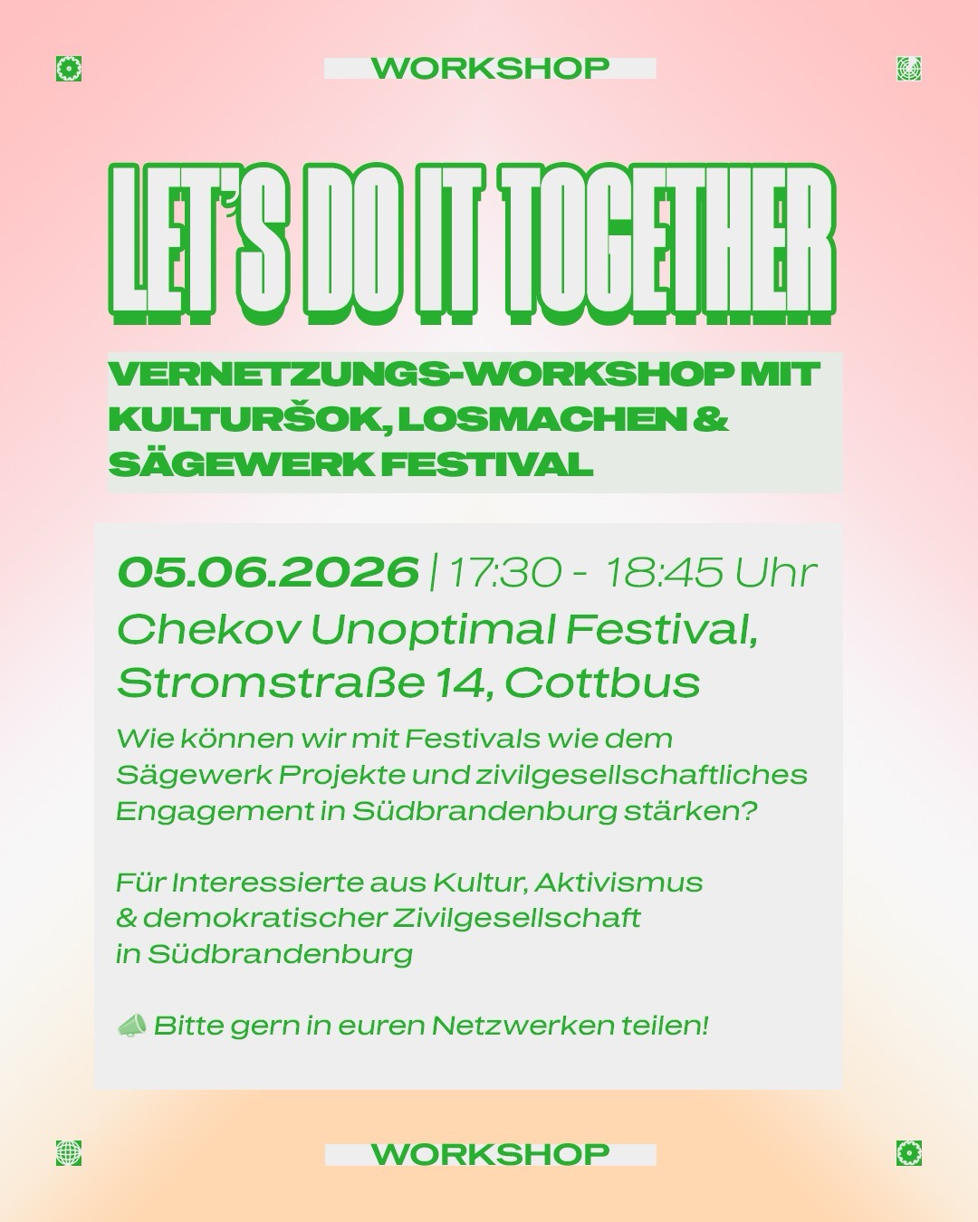 Workshop Saegewerk